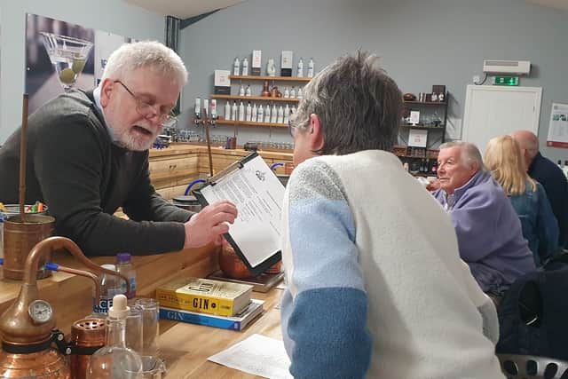 David gives my mum Diane a crash course in what might make her gin work