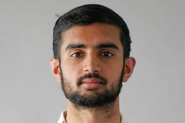 Manraj Johal during a photocall at Edgbaston