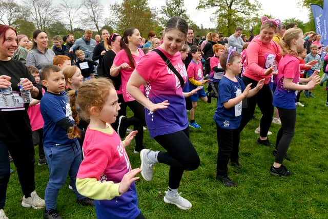 Pretty Muddy event warm un in the warm weather at Weston Park