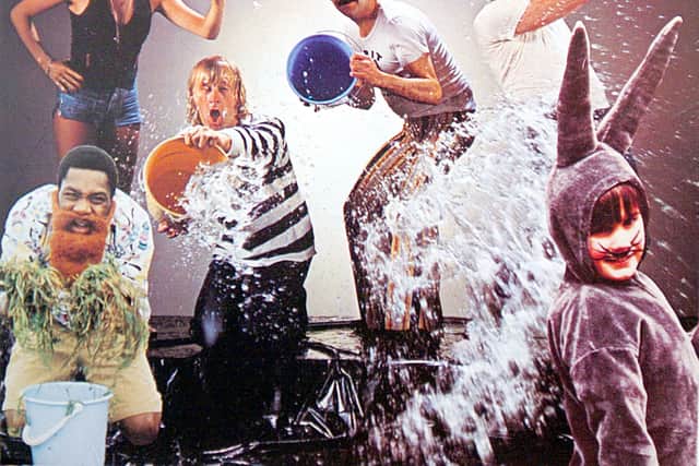 Tiswas stars including Matt Butler in his rabbit suit