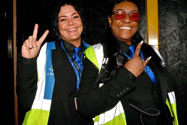 Happy staff. 