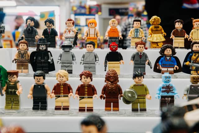 Different characters from the Lego brand were available to buy