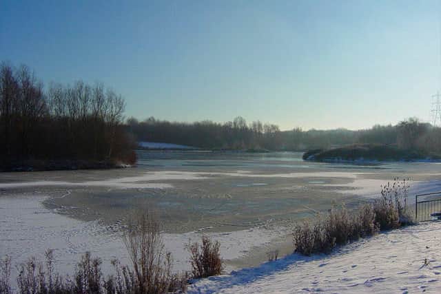 Sub-zero temperatures await early morning visitors to the Sheepwash Nature Reserve in Great Bridge, Tipton.