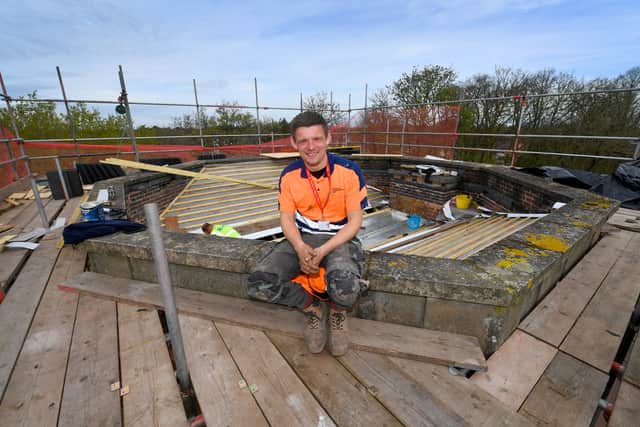 Site manager Tom Thorns