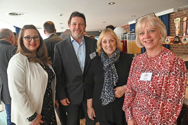 From left: Clare Weaver, Mark and Lesley Allsop and Alison Jukes