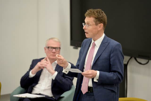 Conservative Mayor Andy Street clashed with Labour's Richard Parker