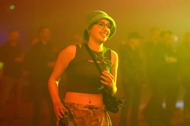 A happy raver. 