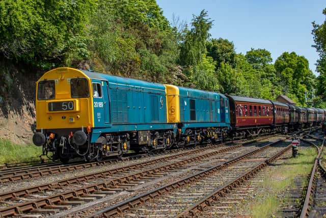 Two of Michael Owen's Class 20s at the SVR in 2023. (picture Kevin Whitehurst)