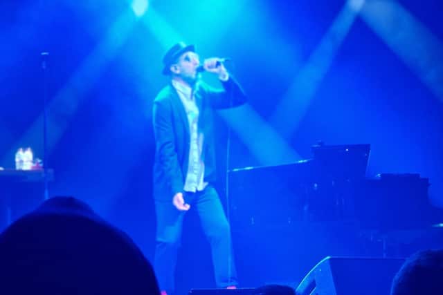 Eric Cantona played at The Wulfrun Hall, with many football fans in the audience