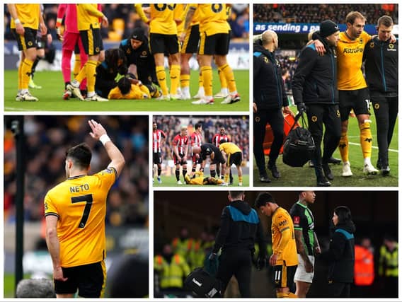 Wolves Injuries Wolves' injured five: How long are they out and when will they return?