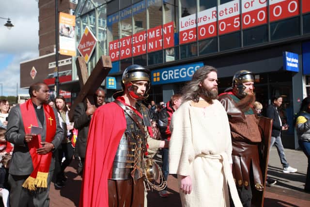 Walking the Way of the Cross procession in Walsall attracts biggest ...