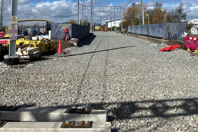Work is well underway on the Wednesbury to Brierley Hill Metro line. Photo: Midland Metro Alliance