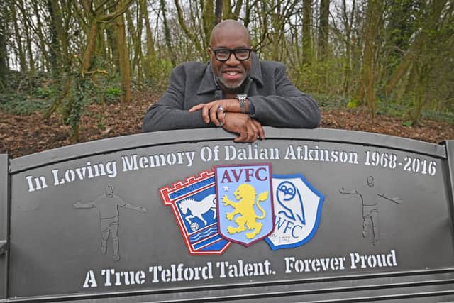Paul Atkinson and the bench