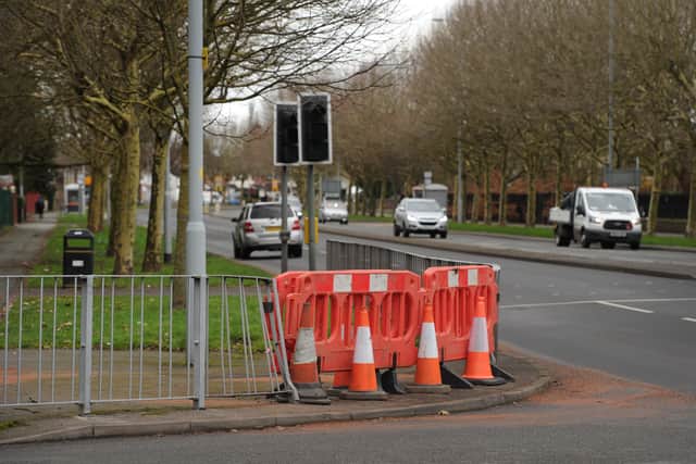 The crash happened at the junction of Lawnswood Avenue and Birmingham New Road