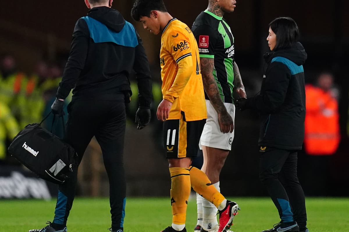 Wolves Injuries Wolves star sidelined through injury for around six weeks