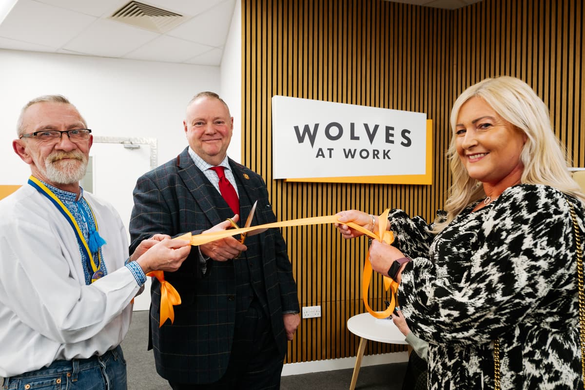 Wolves Workmard Wolves at Work town centre hub is now open for business