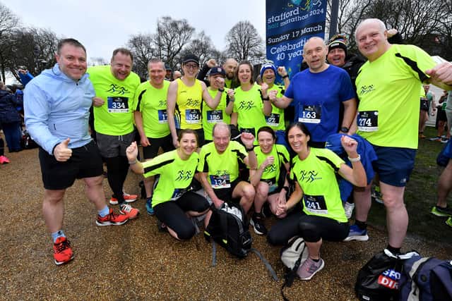 The Sedgley Striders returned to take place in the Stafford Half Marathon again this year
