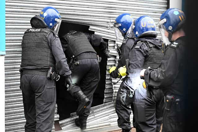On entrance of the building, officers were shocked to find an extensive cannabis grow and a living quarters
