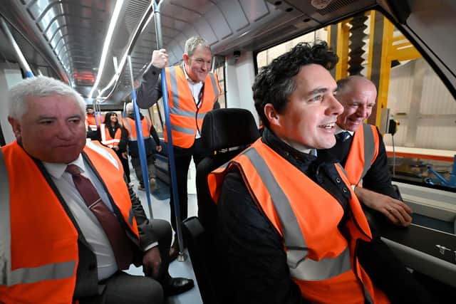 The minister learns more about the workings of the train