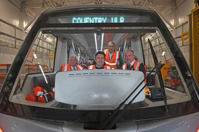 Huw Merriman takes his place behind the seat of the VLR