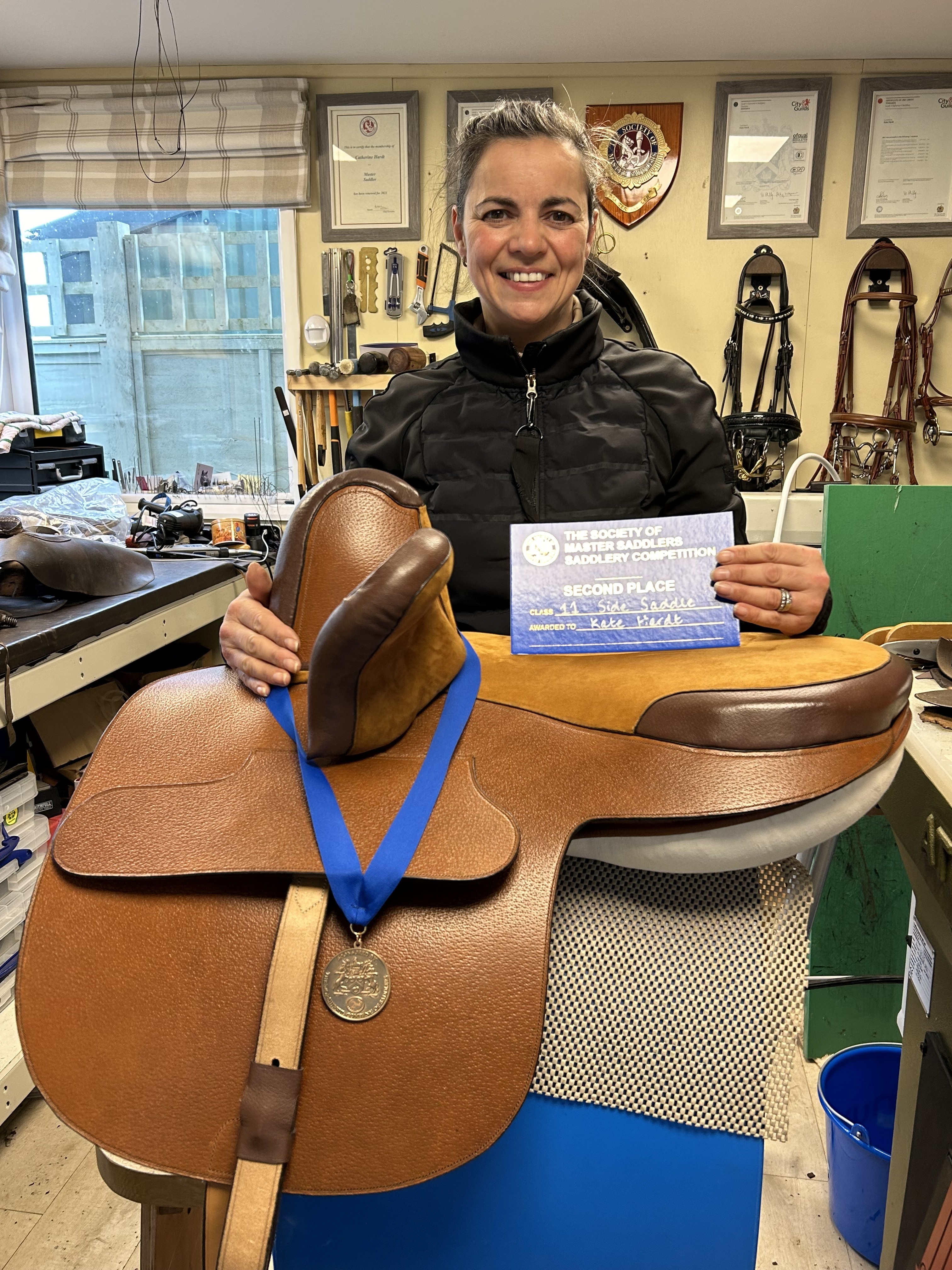 Former traffic officer Kate now works with a different type of horse ...