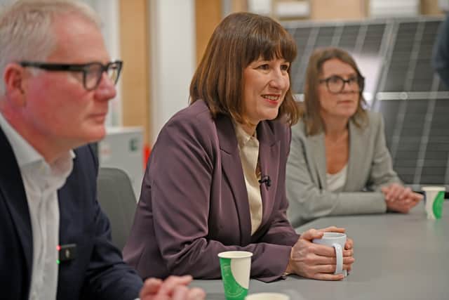The Shadow Chancellor also visited the facility to talk to current apprentices of the green energy programme