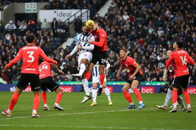 Kyle Bartley and Kevin Long (Photo by Adam Fradgley/West Bromwich Albion FC via Getty Images).