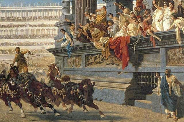 Constantinople riots over chariot racing