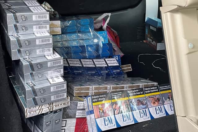 Illicit tobacco was seized