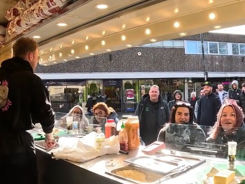 The Staffordshire baked potato vendor with two-hour long queues thanks ...