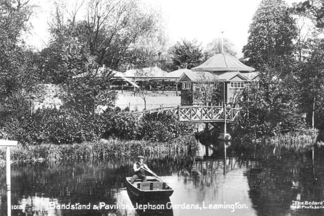 Jephson Gardens bandstand and pavilion