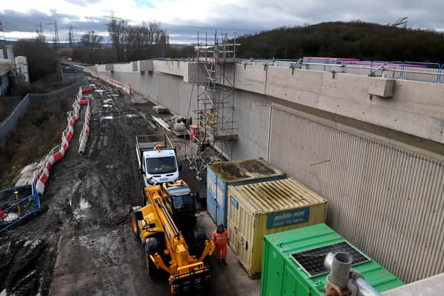 Work on the flyover is nearing completion