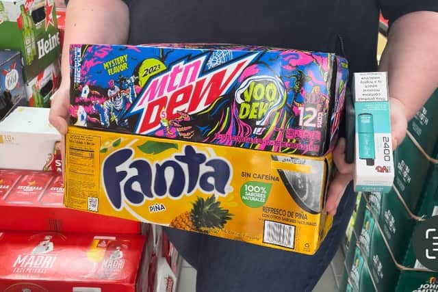 Banned imported foods and illegal vapes were seized