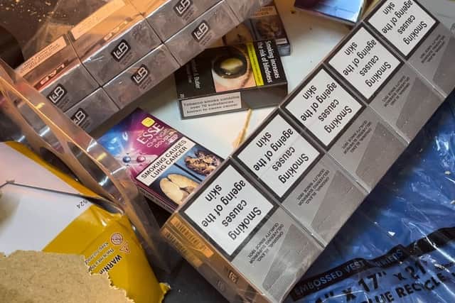 Illicit tobacco was seized