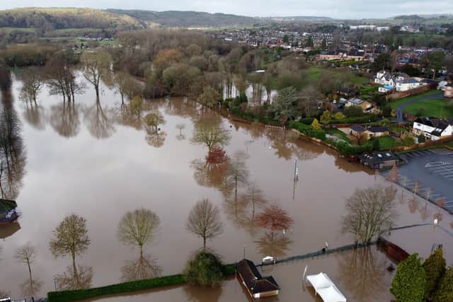 Flooding around Bridge Street in Stourport