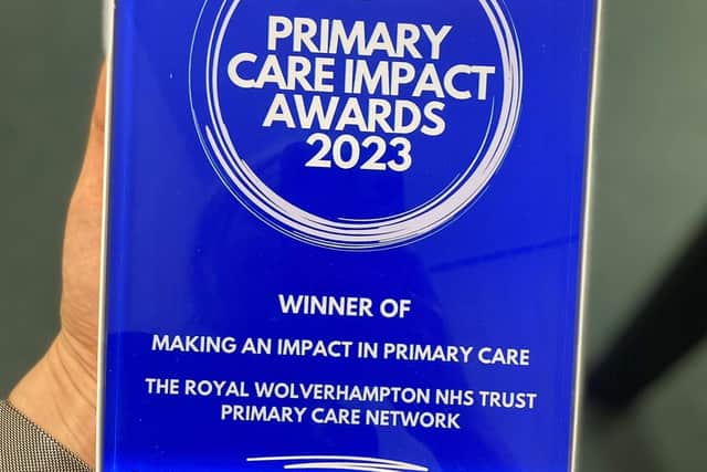 Work with asylum seekers and care home residents has earned Wolverhampton’s Primary Care Network (PCN) a national award.