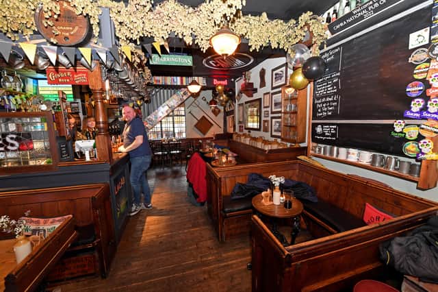 The pub has a unique look and feel to it
