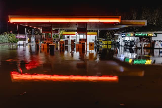 Flooding in Stafford. Photo: Ian Knight / Z70 Photography.