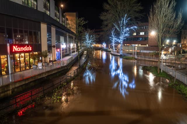 Flooding in Stafford. Photo: Ian Knight / Z70 Photography.