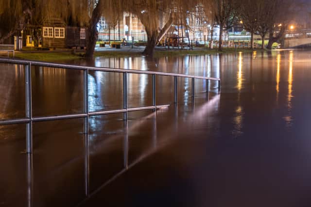 Flooding in Stafford. Photo: Ian Knight / Z70 Photography.