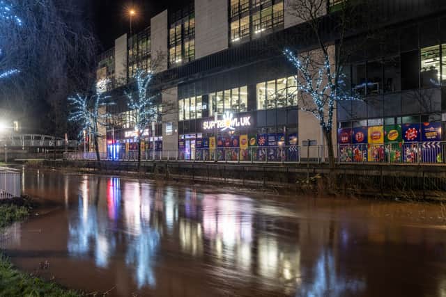 Flooding in Stafford. Photo: Ian Knight / Z70 Photography.
