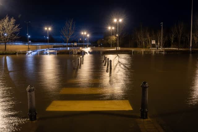 Flooding in Stafford. Photo: Ian Knight / Z70 Photography.