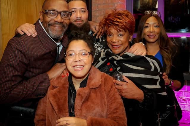 Sir Lenny with Kay and relatives at the screening of Three Little Birds Photo: Royal Television Society