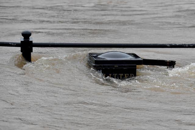 Beales Corner has been left under water again after a night of heavy rain