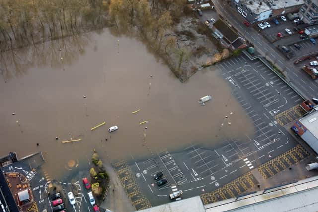 Kingsmead retail part was almost fully flooded on Thursday by heavy rains throughout the week
