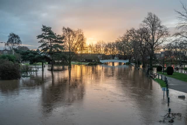 Flooding in Stafford. Photo: Ian Knight / Z70 Photography.