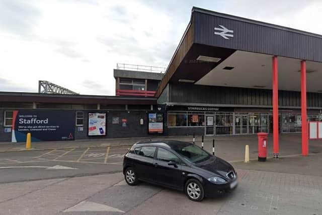 Stafford Railway station is the highest ranked Staffordshire station