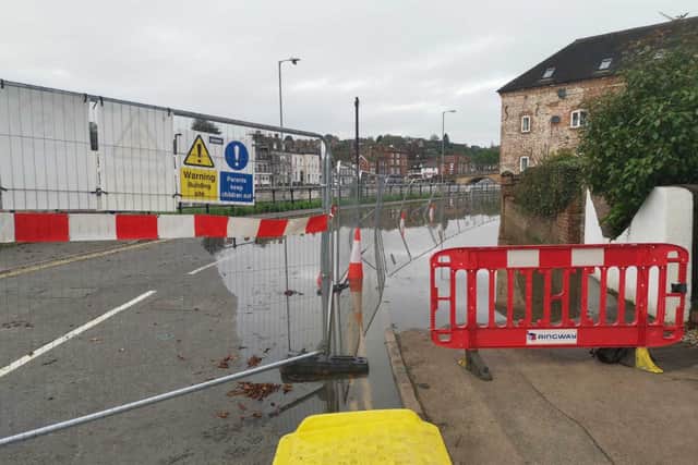 Flooding in Bewdley