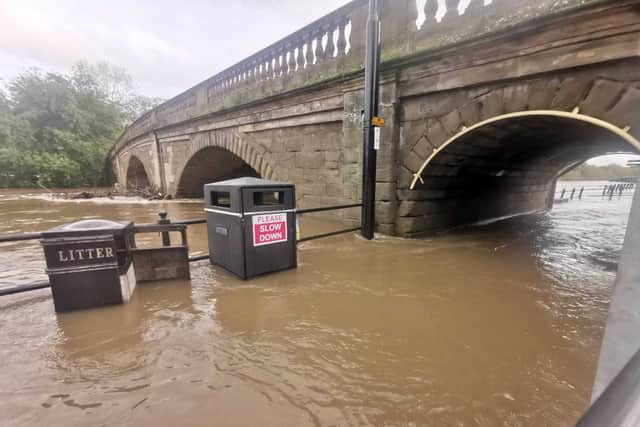 The recent flooding in October meant that many streets become covered in water