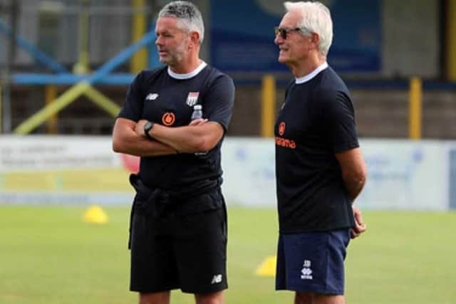 Helping Jerry Gill at Bath City